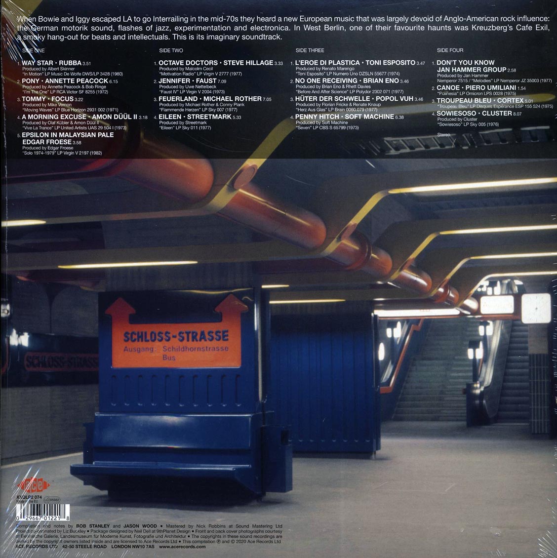Brian Eno, Soft Machine, Popol Vuh, Faust, Etc. - Cafe Exil: New Adventures In European Music 1972-1980 (2xLP) Vinyl Record