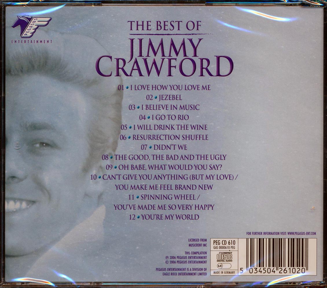 Jimmy Crawford - The Best Of Jimmy Crawford Music CD