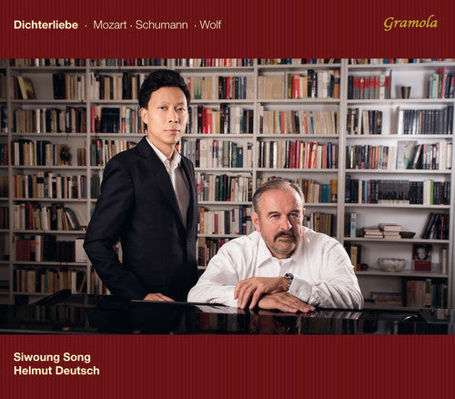 the album cover for Mozart / Schumann / Wolf / Song / Deutsch - Dichterliebe
