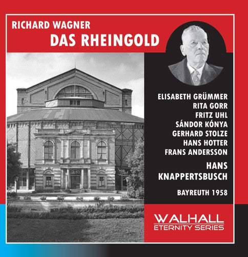 the album cover for R Wagner / Hotter / Konya / Grummer - Das Rheingold
