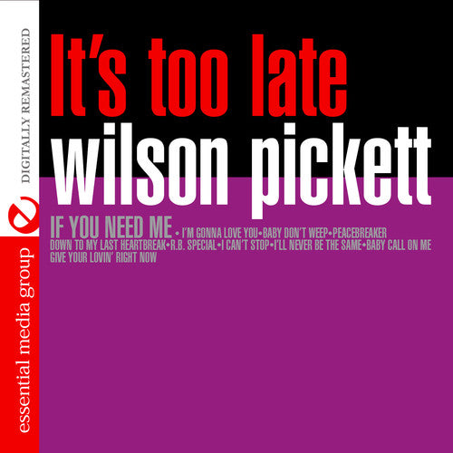 Pickett,wilson - It's Too Late - Music CD