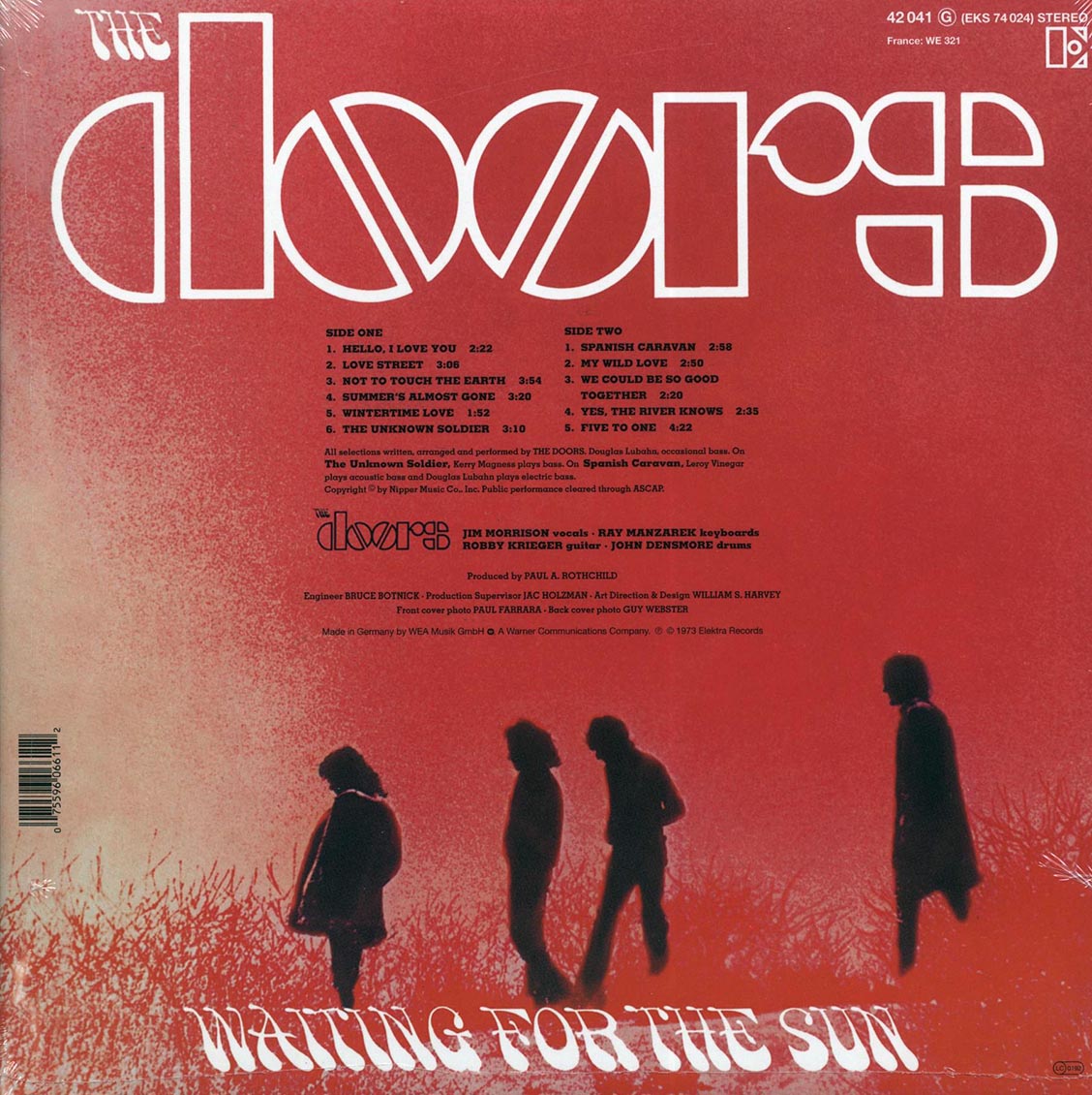 The Doors Waiting For The Sun stereo 180g Vinyl Record