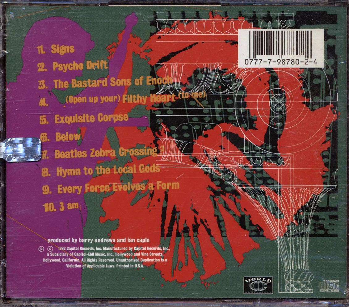 Shriekback - Sacred City Music CD