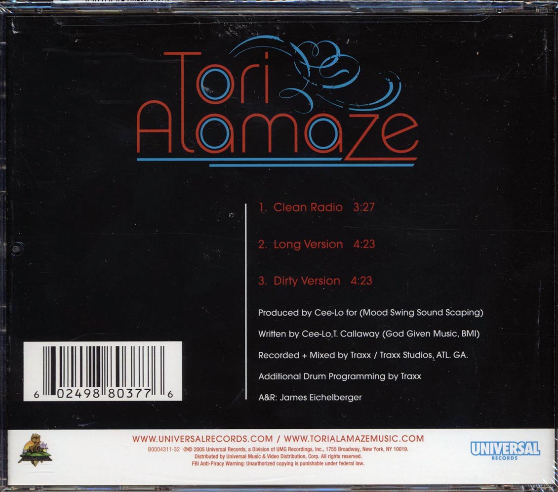 Tori Alamaze - Don't Cha Music CD