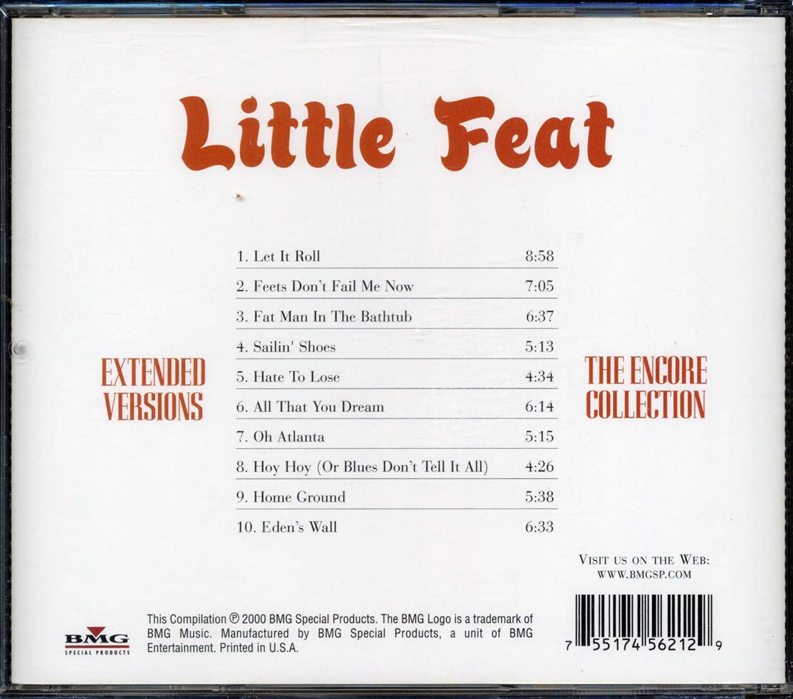 Little Feat - Extended Versions: The Encore Collection Music CD