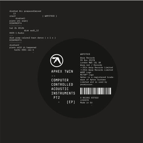 Aphex Twin - Computer Controlled Acoustic Instruments Pt 2 - Music CD