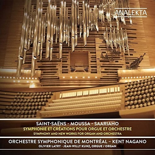 Saint-saens / Montreal Symphony Orch / Nagano - Saint-saens Moussa - Saariaho: Symphony & New - Music CD