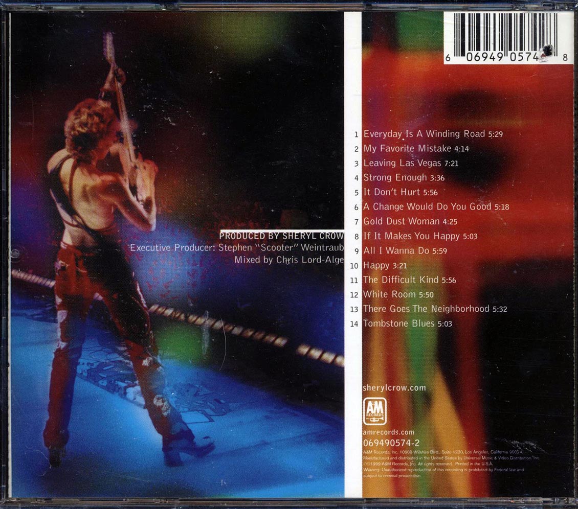 Sherly Crow - Live From Central Park Music CD