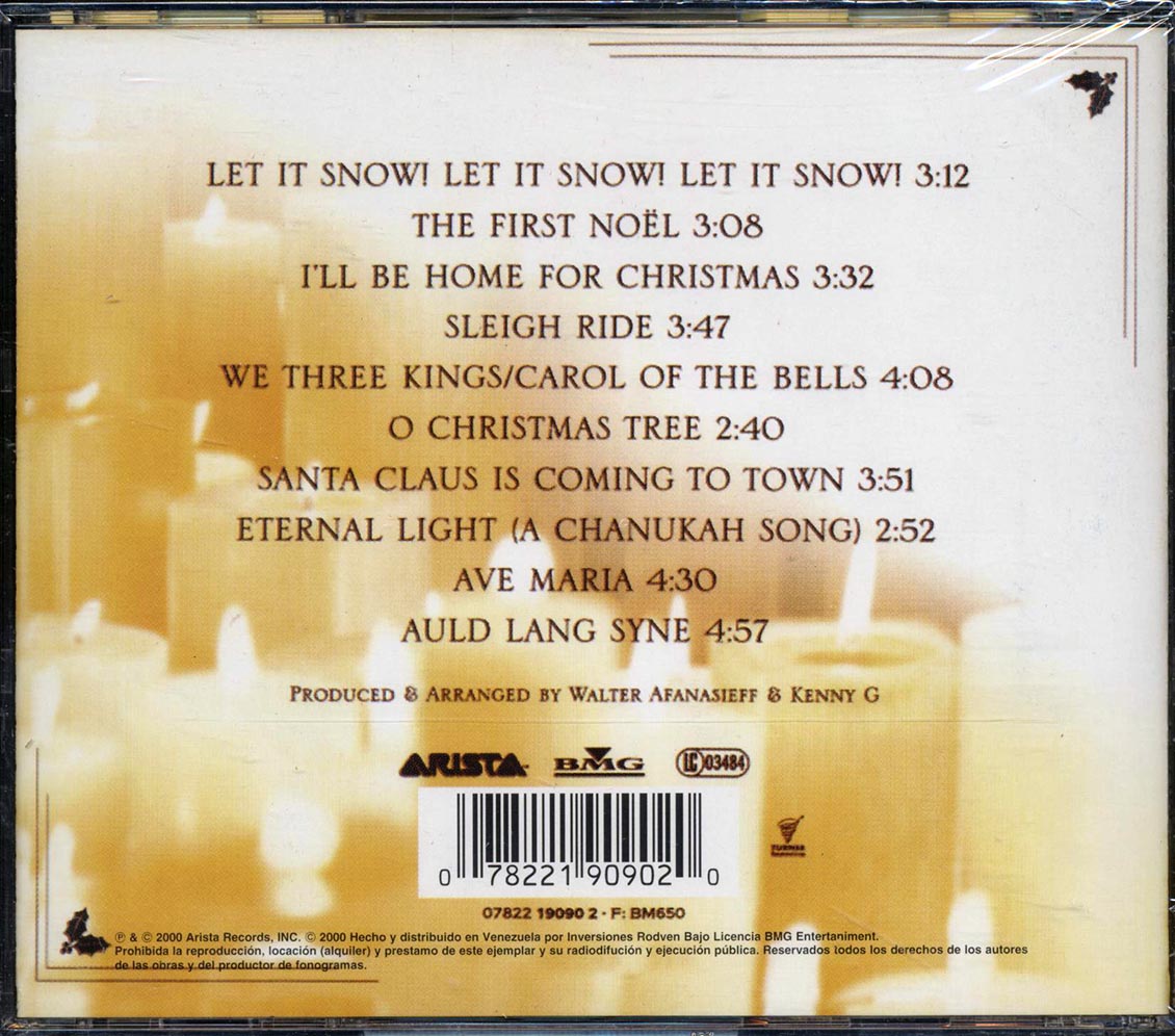 Kenny G - Faith: A Holiday Album Music CD