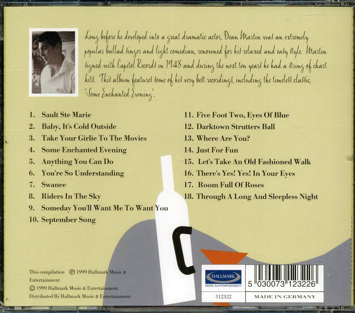 Dean Martin - Some Enchanted Evening Music CD
