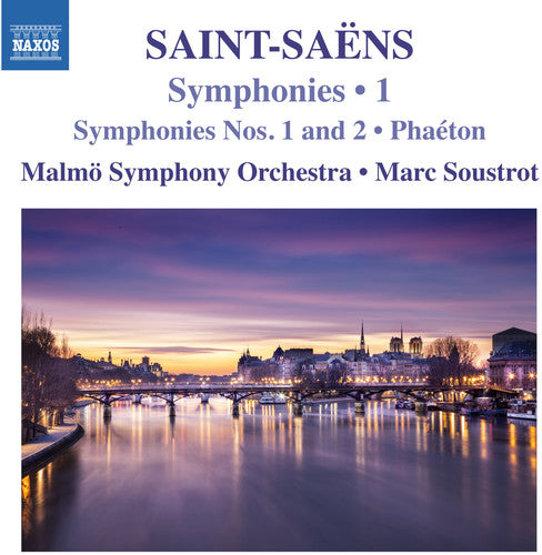 the album cover for Saint-Saens / Soustrot / Malmo Sym Orch - Syms 1