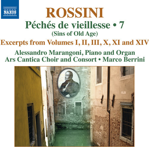 the album cover for Rossini / Marangoni / Berrini - Complete Pno Music 7-Peches de Vieillesse