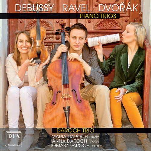 the album cover for Debussy / Ravel / Dvorak - Pno Trios