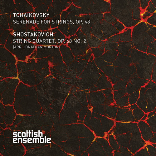the album cover for Tchaikovsky / Shostakovich / Morton / Scottish Ens - Works for STRS