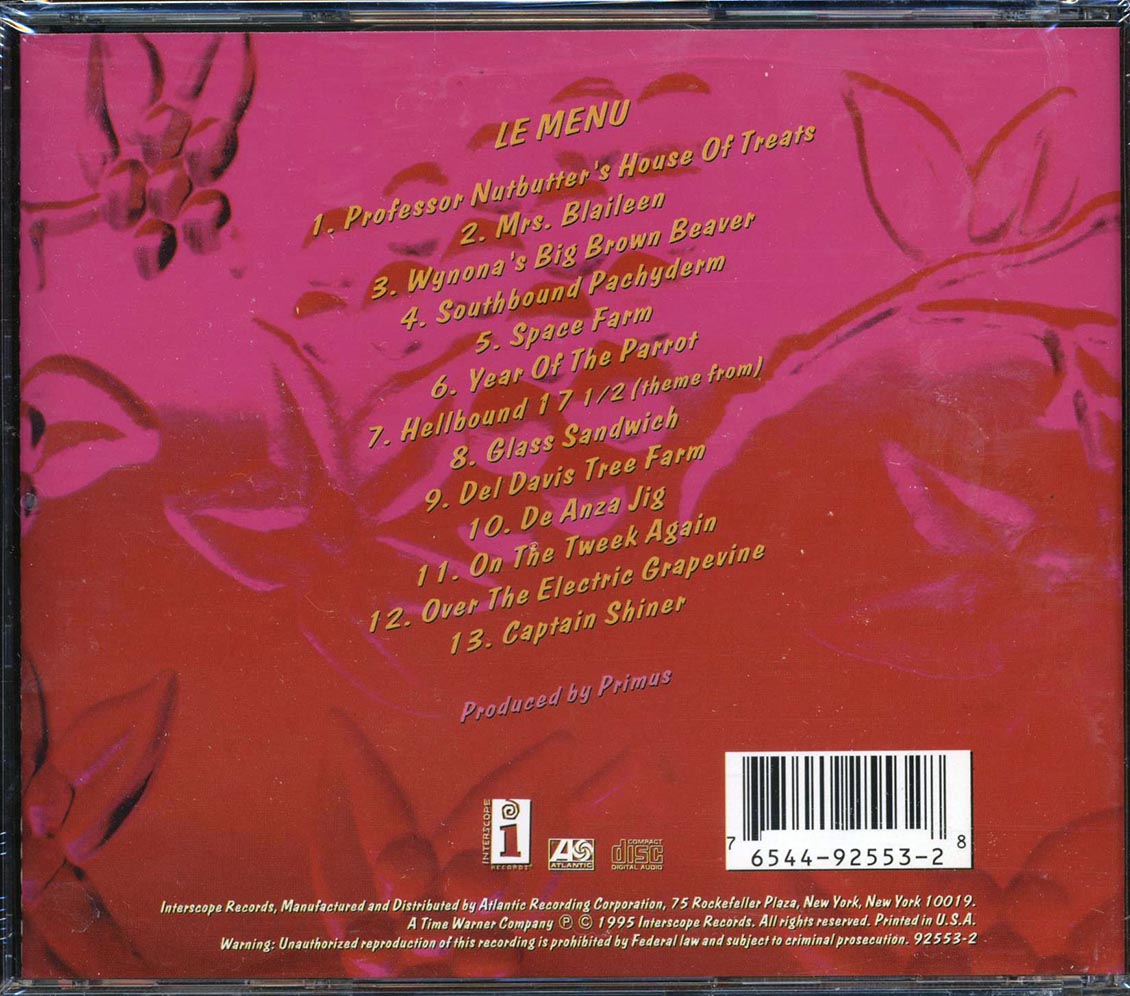 Primus - Tales From The Punchbowl Music CD