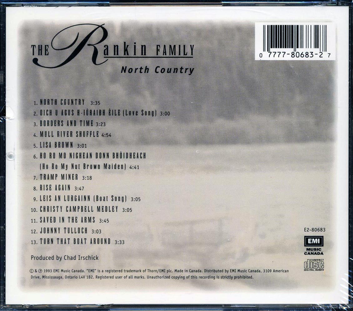 The Rankin Family - North Country Music CD
