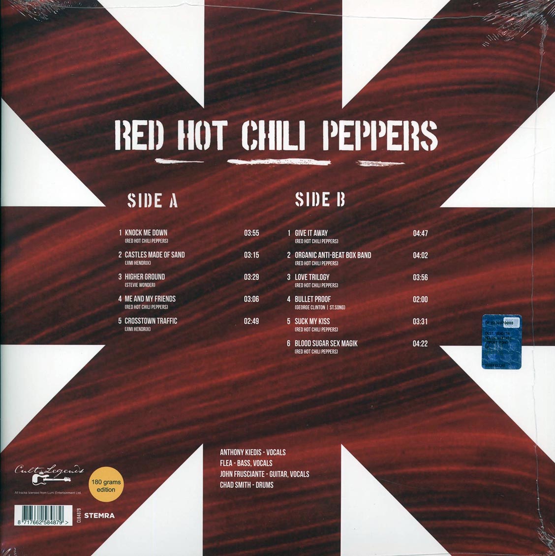 Red Hot Chili Peppers Devotion To Emotion: Phantasy Theatre, Lakewood, OH, November 21 1989 & Pat O'Brien Pavillion, Del Mar, CA, December 28th 1991 Vinyl Record