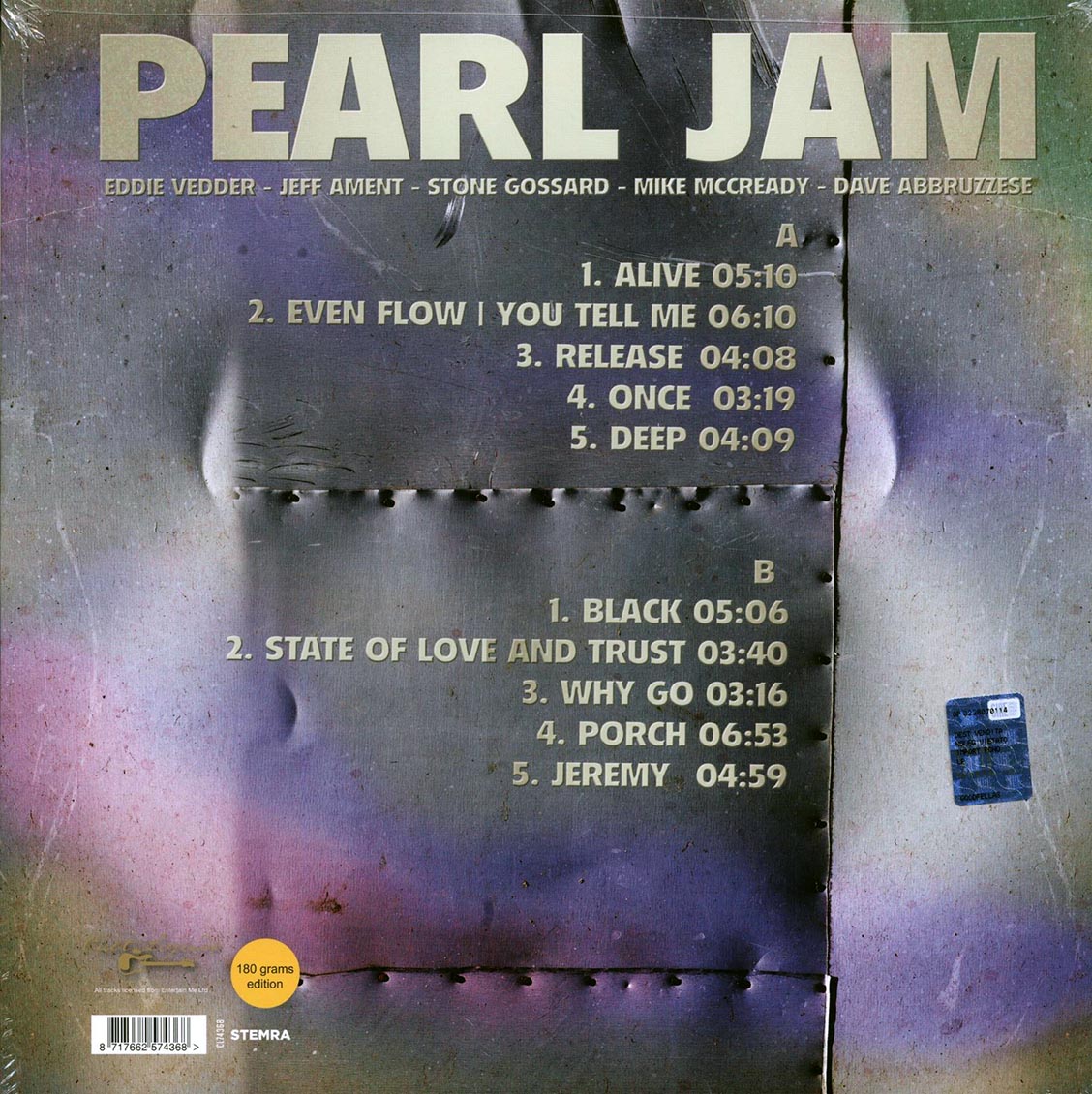 Pearl Jam Live Chicago 1992: Cabaret Metro, March 28th Vinyl Record
