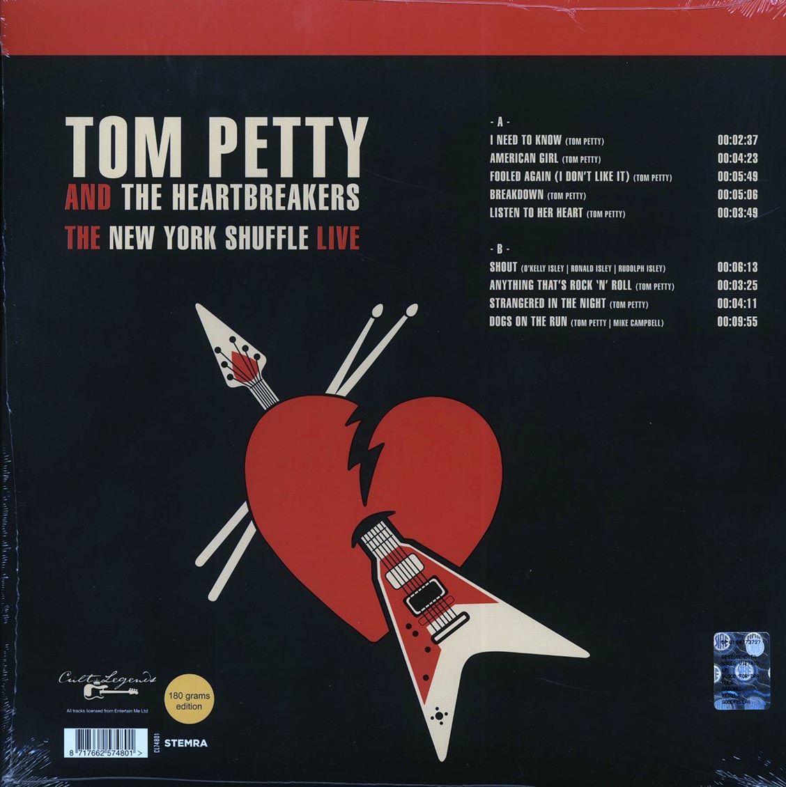 Tom Petty & The Heartbreakers The New York Shuffle Live Radio Broadcast: November 29th, 1977 Vinyl Record
