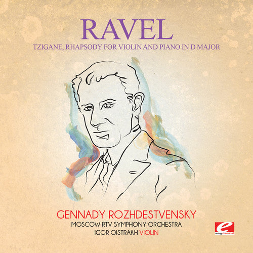 the album cover for Moscow RTV Symphony Orchestra - Tzigane Rhapsody for Violin Piano D Major
