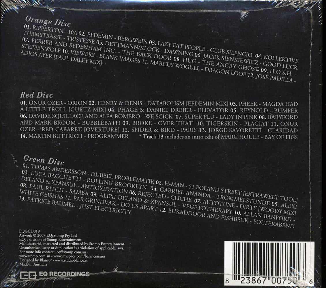 Lee Burridge - Balance Issue N. 12 (3xCD) Music CD