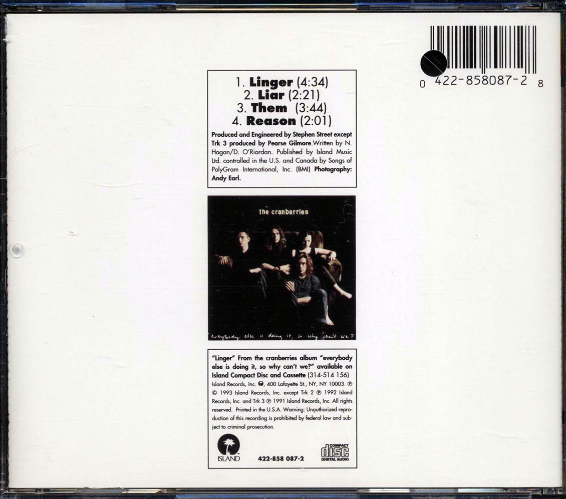 The Cranberries - Linger (marked/ltd stock) Music CD