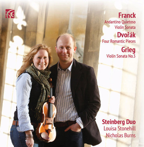 the album cover for Steinberg Duo - Works for Violin & Piano: Franck Dvorak & Grieg