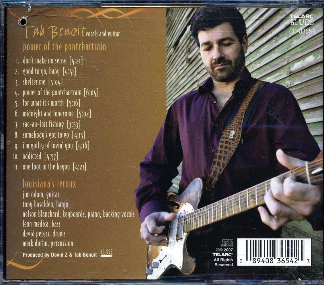 Tab Benoit, Louisiana's Leroux - Power Of The Pontchartrain (marked/ltd stock) Music CD