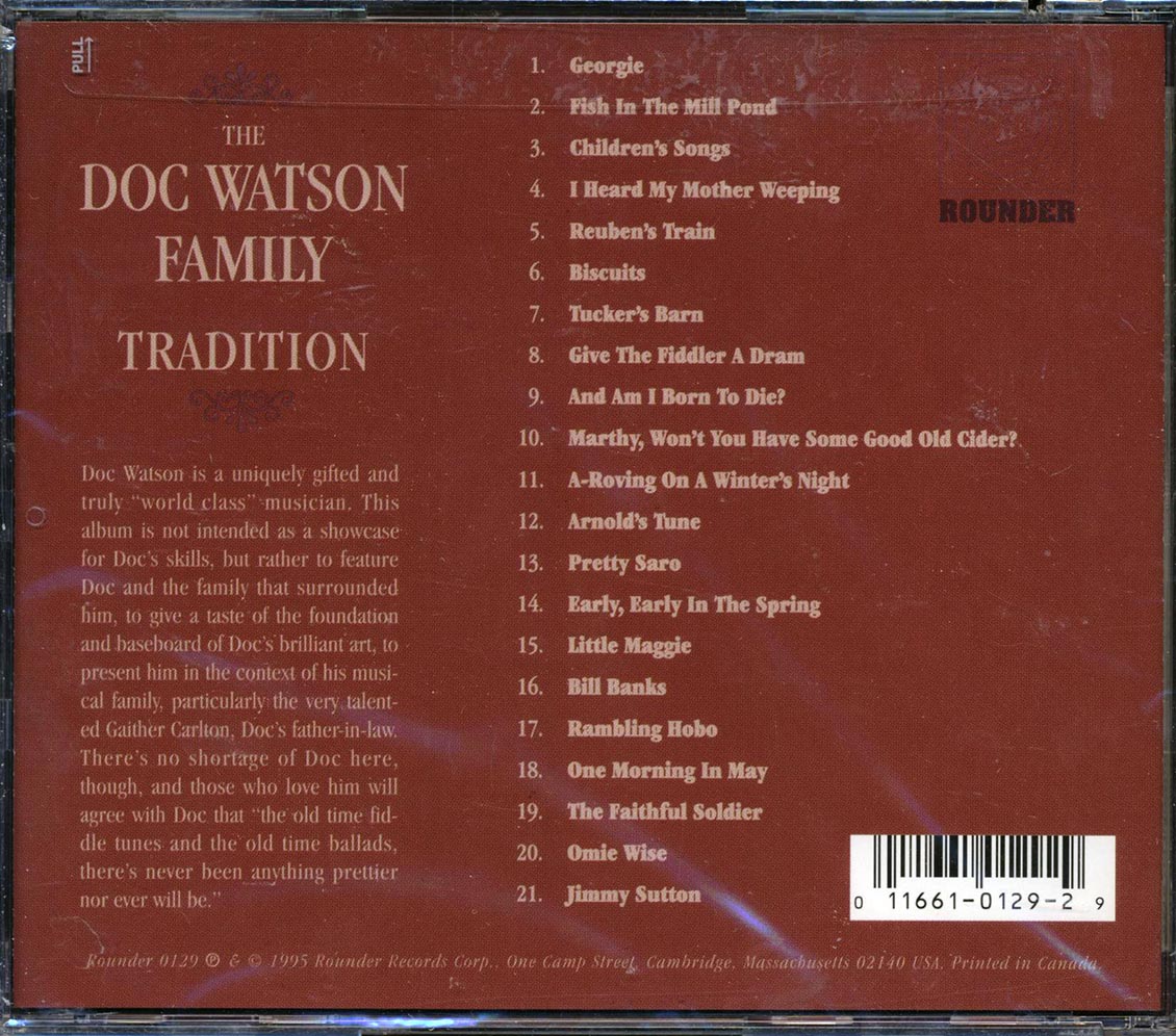 The Doc Watson Family - Tradition (marked/ltd stock) Music CD