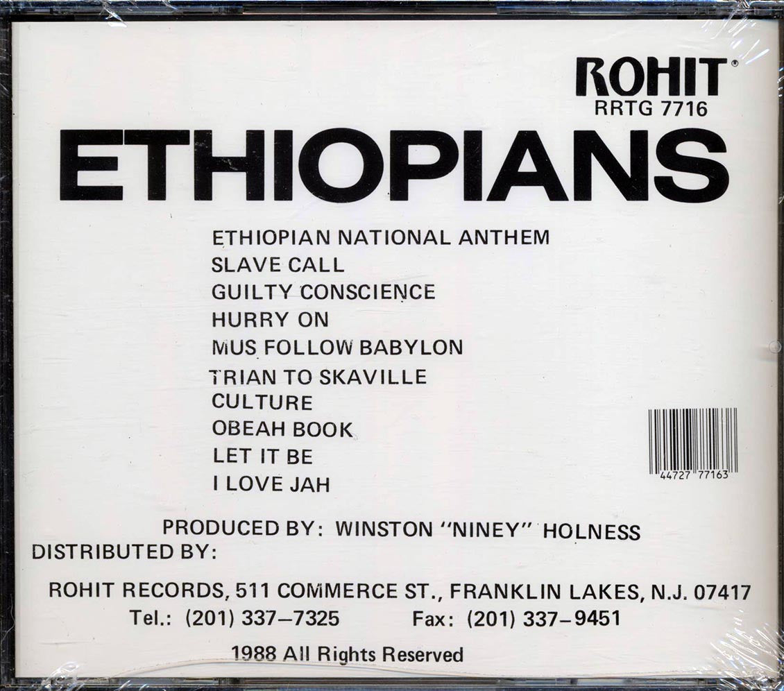 The Ethiopians - Slave Call Music CD