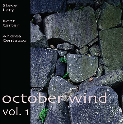 the album cover for Steve Lacy / Carter,Kent / Centazzo,Andrea - October Wind Vol 1