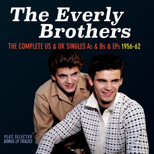 the album cover for The Everly Brothers - Complete Us & UK Singles: 1956-62