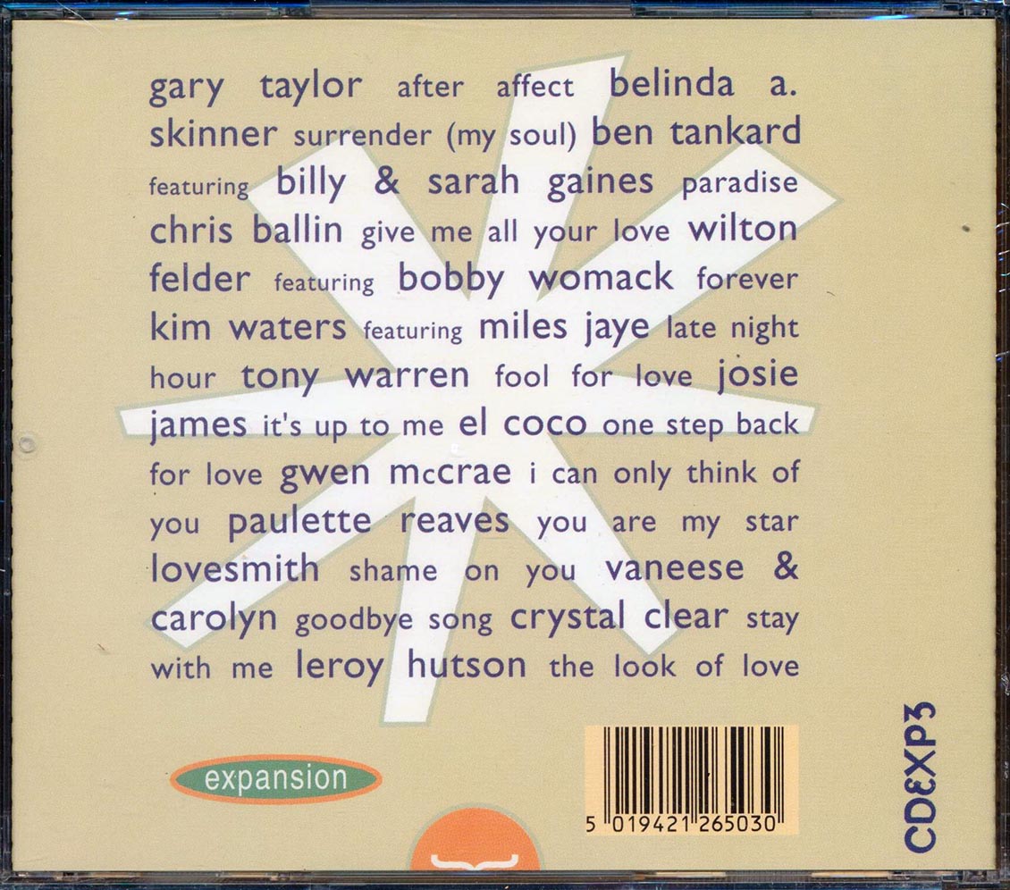 Gary Taylor, Belinda A. Skinner, Ben Tankard, Etc. - Expansion Soul Sauce Volume Two Music CD