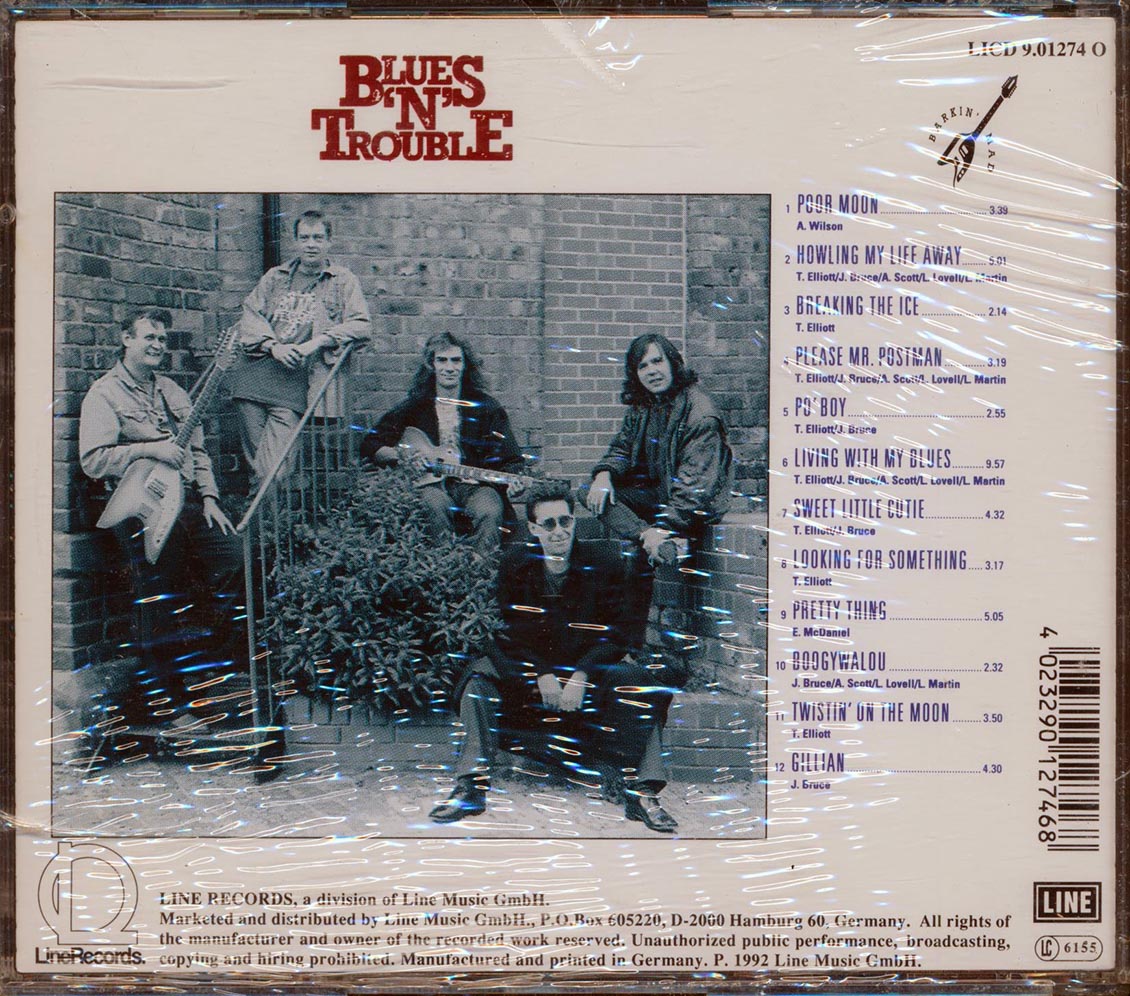 Blues 'N' Trouble - Poor Moon Music CD
