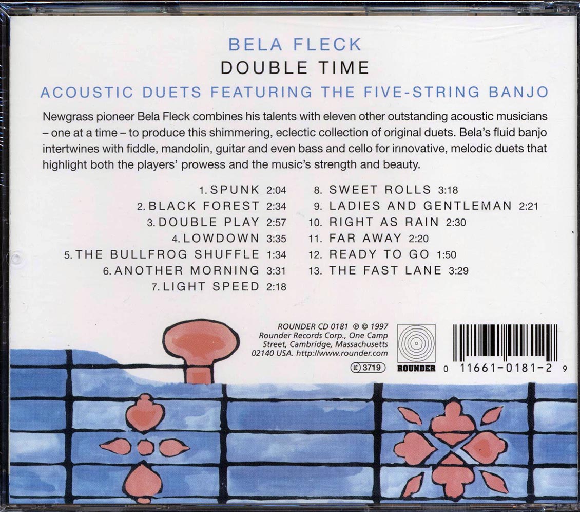 Bela Fleck - Double Time: Acoustic Duets Featuring The Five-String Banjo Music CD