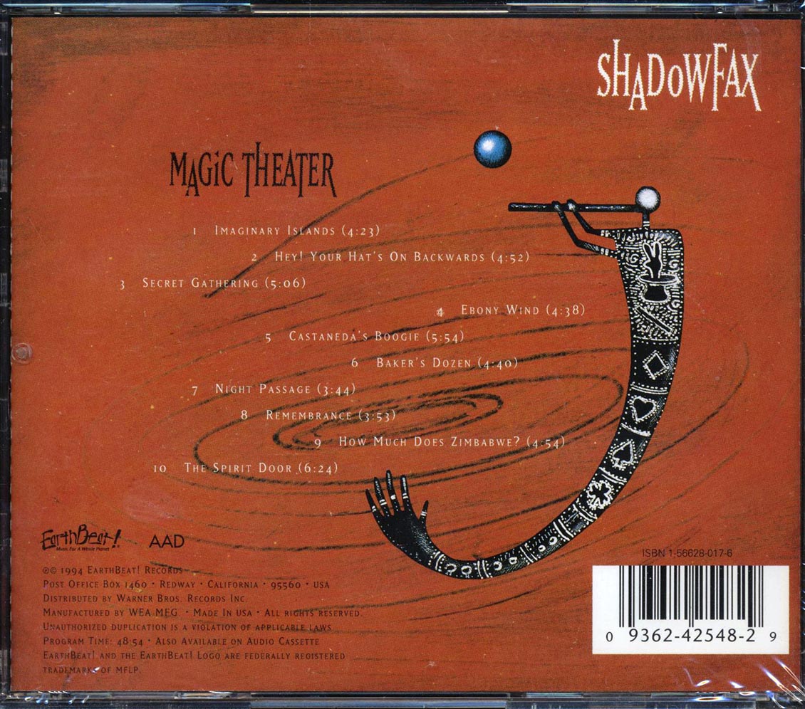 Shadowfax - Magic Theater Music CD