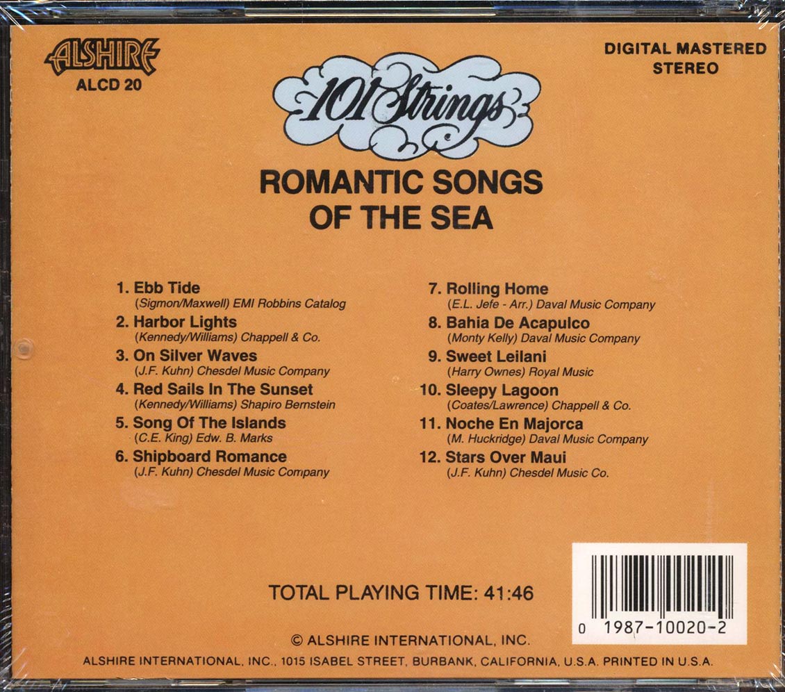 101 Strings - Romantic Songs Of The Sea Music CD
