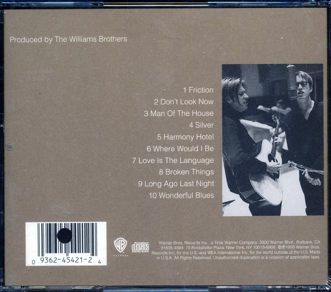 The Williams Brothers - Harmony Hotel (marked/ltd stock) Music CD