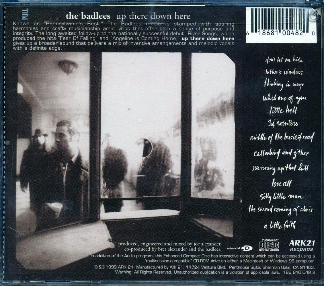The Badlees - Up There Down Here Music CD