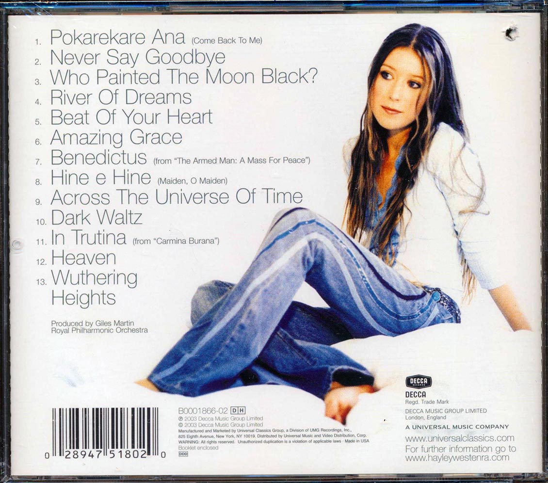 Hayley Westenra - Pure (marked/ltd stock) Music CD