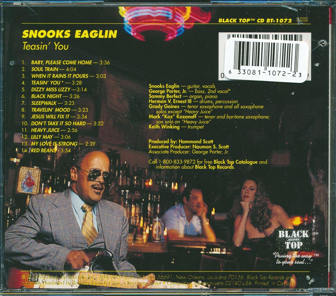 Snooks Eaglin - Teasin You Music CD