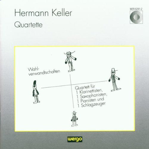 the album cover for Keller - Quartette / Wahlverwandschaften