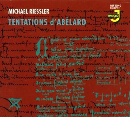 Riessler - Tentations D'abelard - Music CD