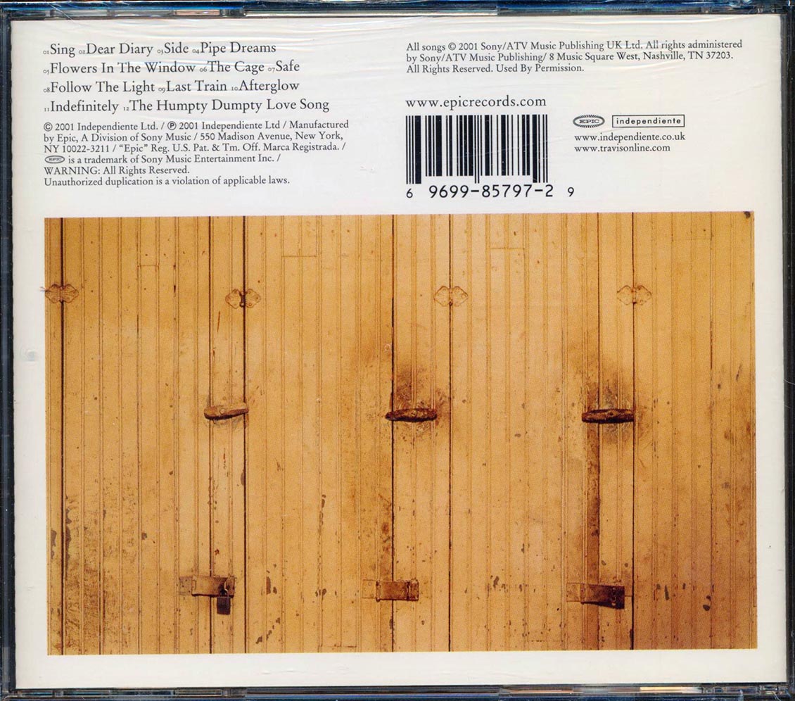 Travis - The Invisible Band Music CD