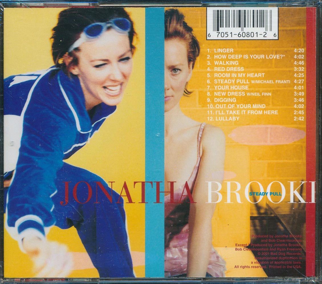 Jonatha Brooke - Steady Pull Music CD