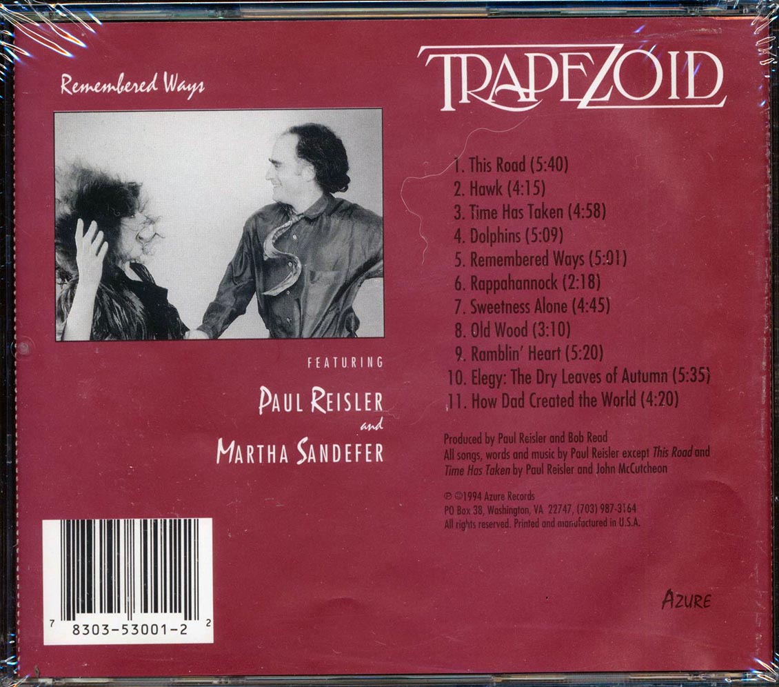 Trapezoid - Remembered Ways Music CD