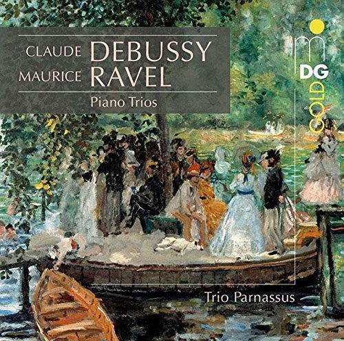 the album cover for Debussy / Ravel / Trio Parnassus - Piano Trios