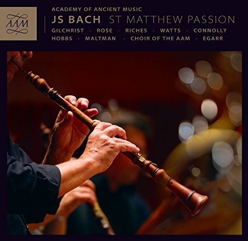 the album cover for J Bach S / Aam / Choir Of The Aam / Egarr - St. Matthew Passion