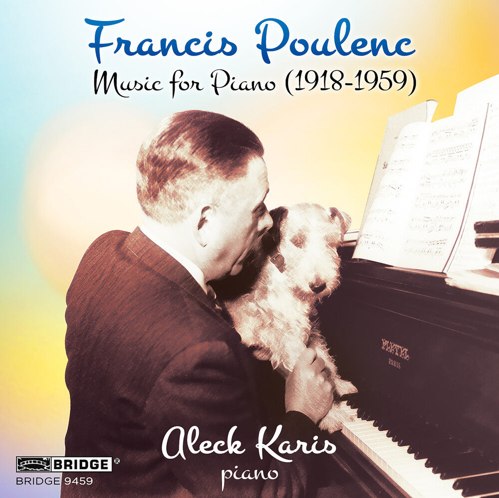 the album cover for Francis Poulenc / Karis,Aleck - Francis Poulenc: Music for Piano (1918-1959)