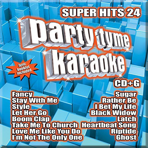 the album cover for Party Tyme Karaoke - Party Tyme Karaoke: Super Hits 24